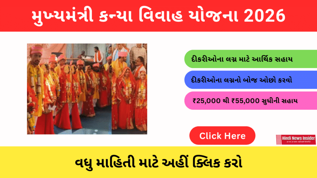Mukhyamantri Kanya Vivah Yojana 2026
